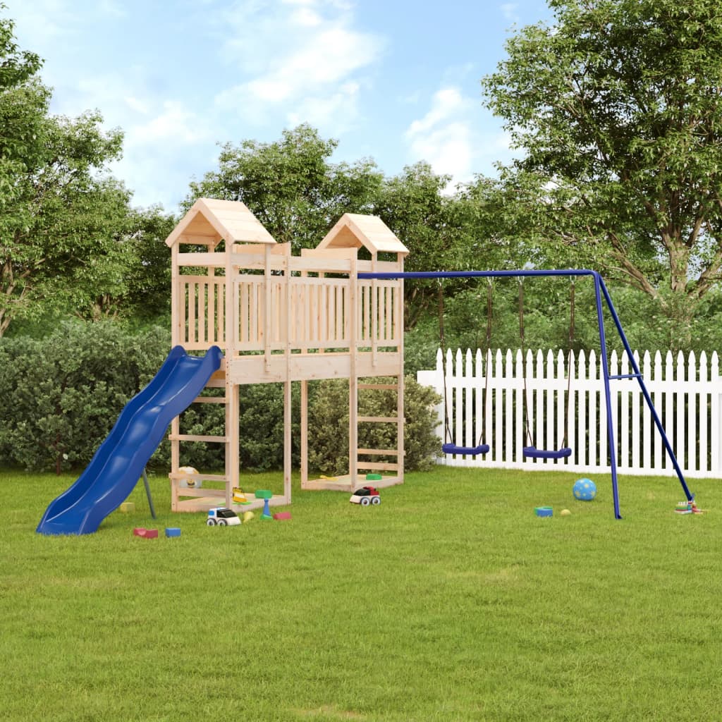 vidaXL Outdoor Playset Solid Wood Pine-0