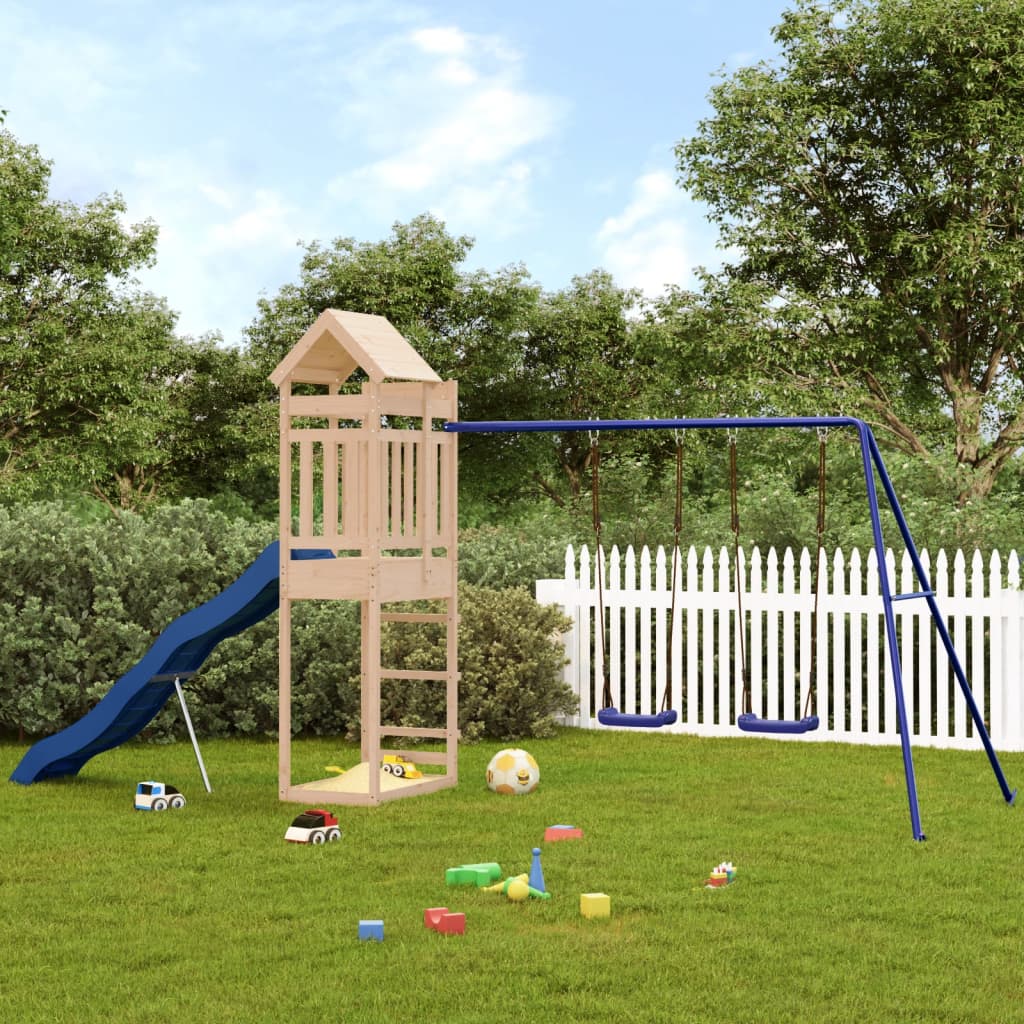 vidaXL Outdoor Playset Solid Wood Pine-0