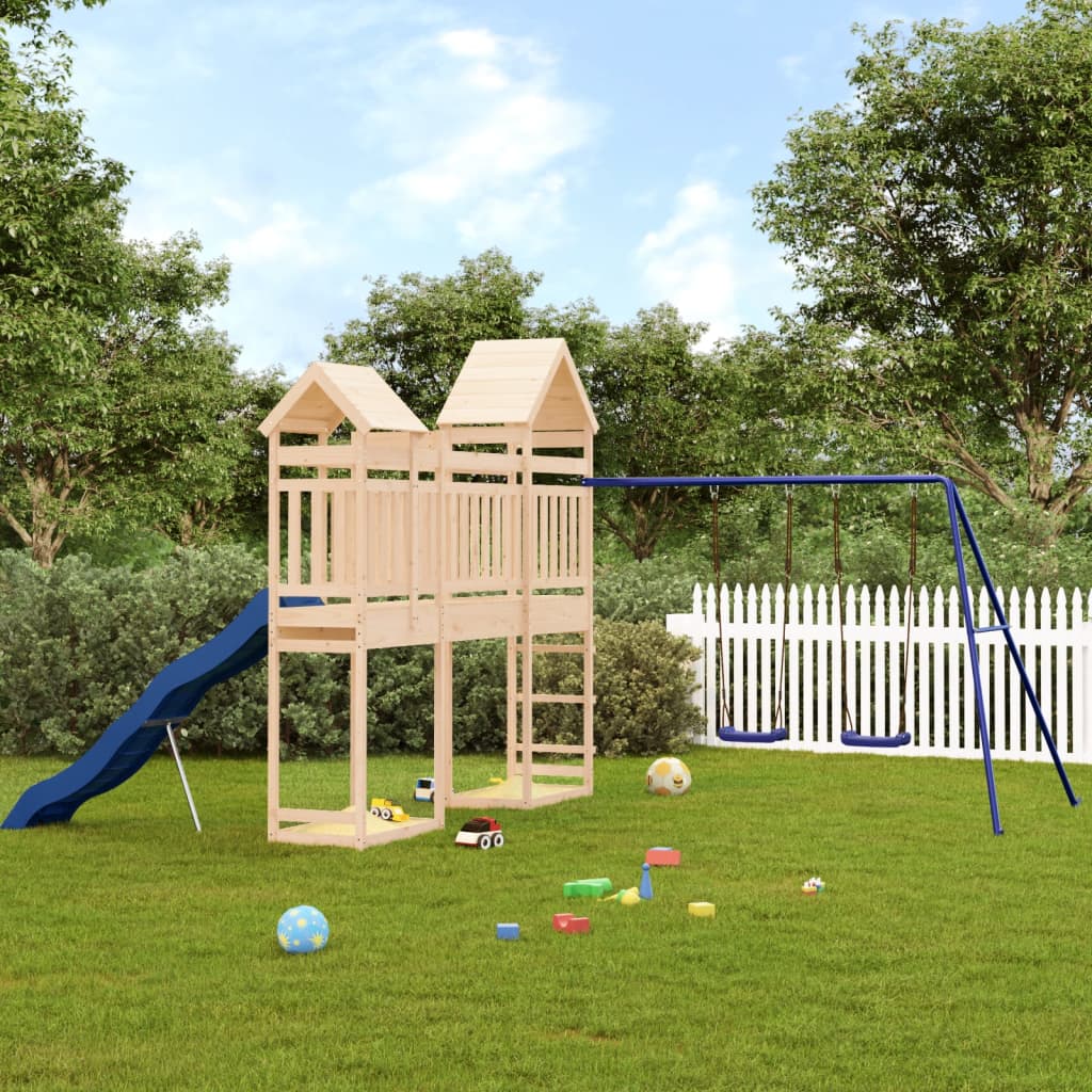 vidaXL Outdoor Playset Solid Wood Pine-0