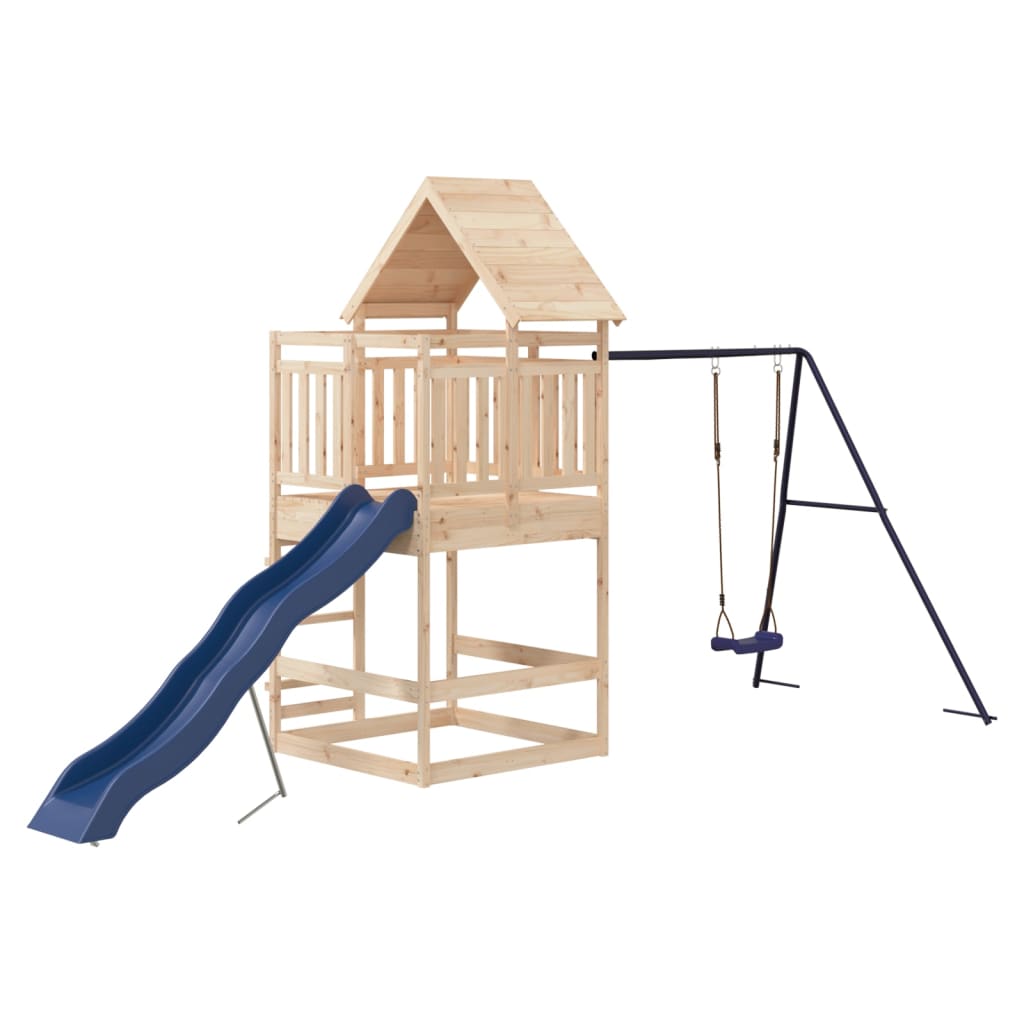 vidaXL Outdoor Playset Solid Wood Pine-1