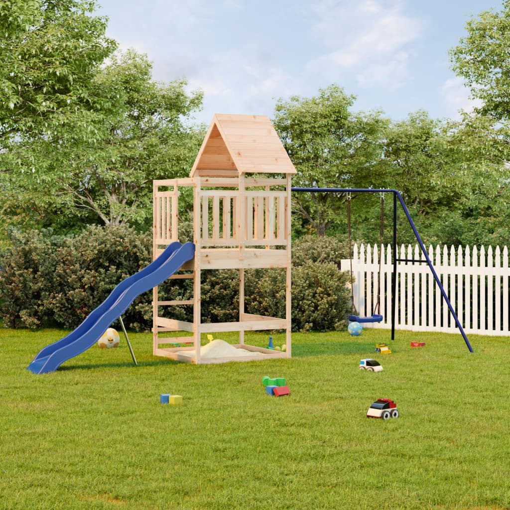 vidaXL Outdoor Playset Solid Wood Pine-0