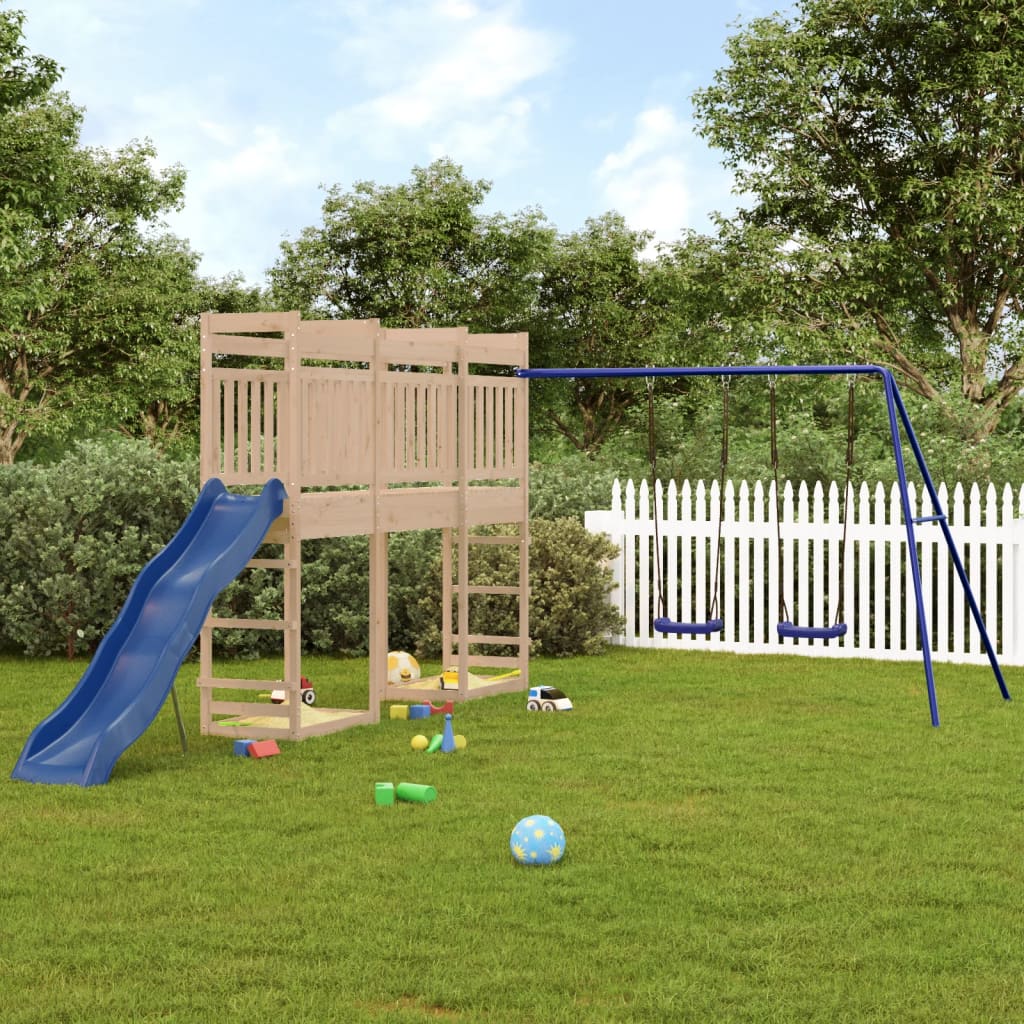 vidaXL Outdoor Playset Solid Wood Pine-0