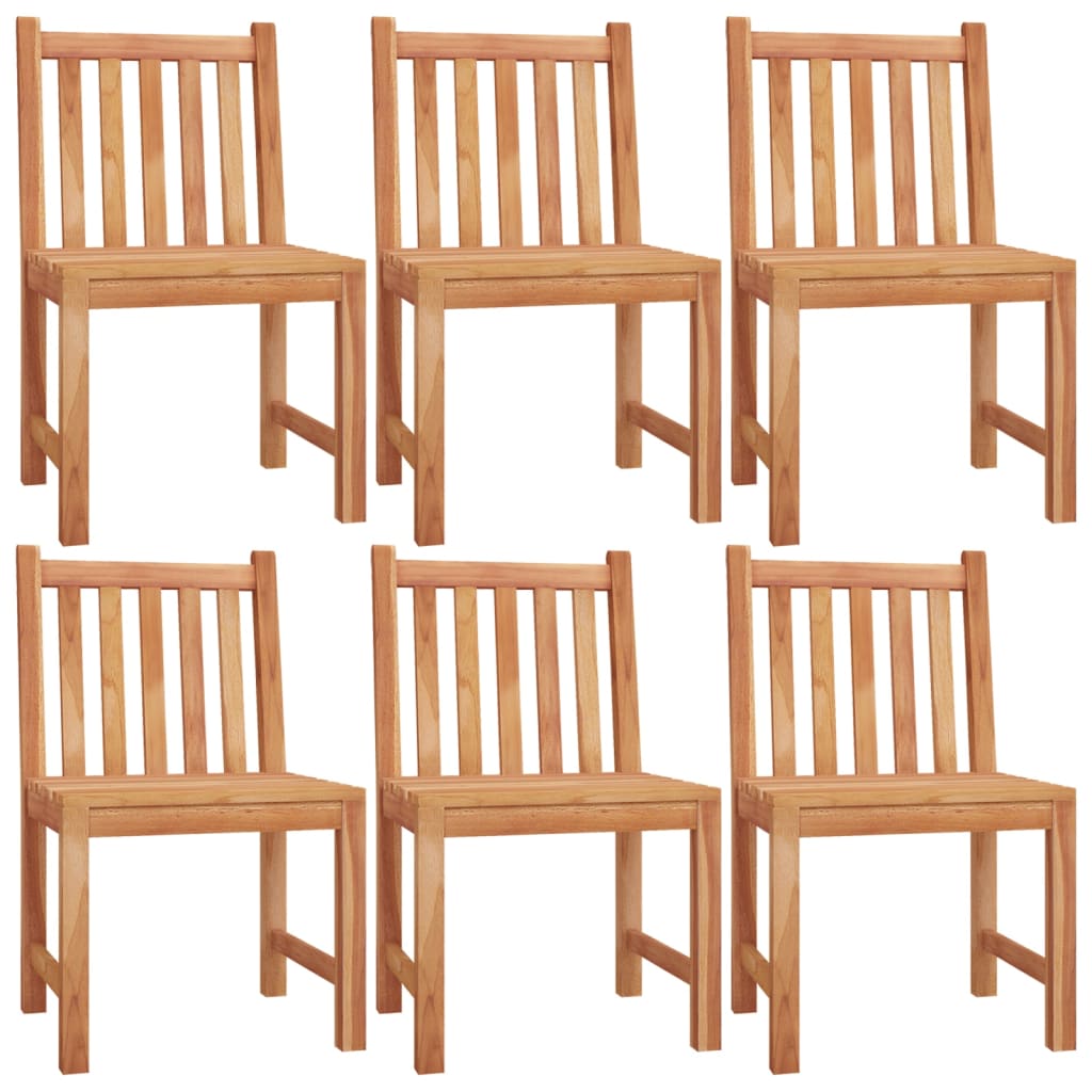 vidaXL Solid Wood Teak Patio Dining Set Garden Outdoor Table Chair 5/7 Piece-2