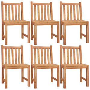 vidaXL Solid Wood Teak Patio Dining Set Garden Outdoor Table Chair 5/7 Piece-2