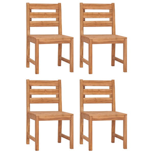 vidaXL 4/6/8x Solid Wood Pine Patio Chairs Garden Outdoor Seating Furniture-2