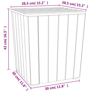 vidaXL Patio Table Outdoor Furniture Coffee Table for Balcony Polypropylene-10