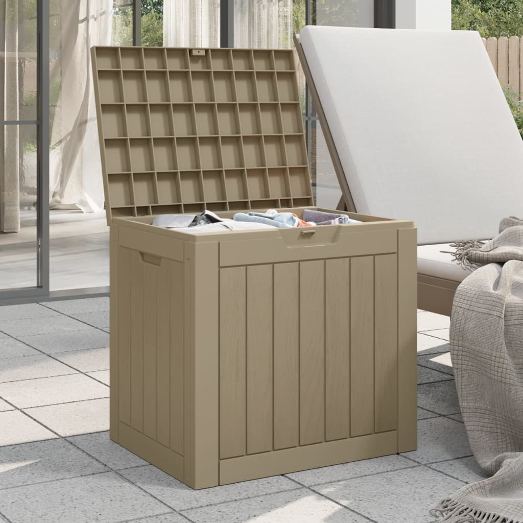 vidaXL Outdoor Storage Box Patio Furniture Garden Storage Chest Polypropylene-8