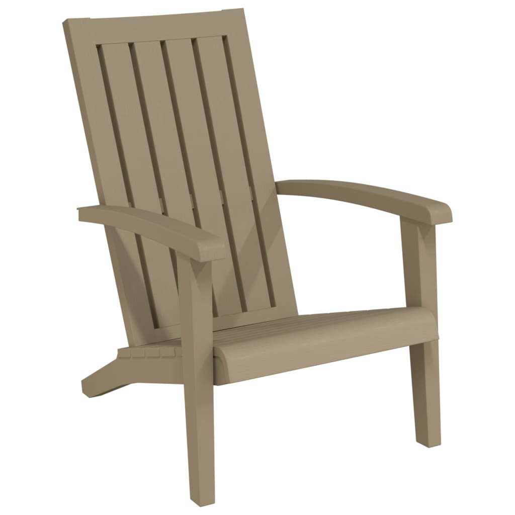 vidaXL Adirondack Chair Outdoor Furniture Lawn Chair for Deck Polypropylene-6