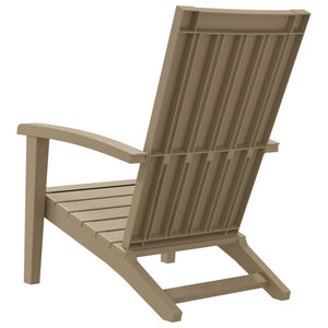 vidaXL Adirondack Chair Outdoor Furniture Lawn Chair for Deck Polypropylene-8