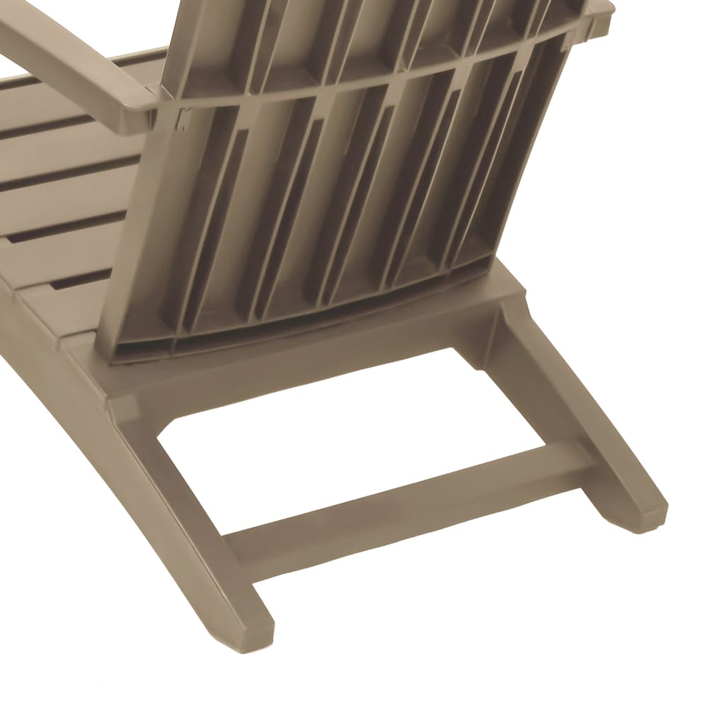 vidaXL Adirondack Chair Outdoor Furniture Lawn Chair for Deck Polypropylene-14