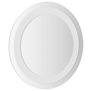 vidaXL LED Bathroom Mirror Wall Mounted Vanity Mirror for Home Bathroom Round-25