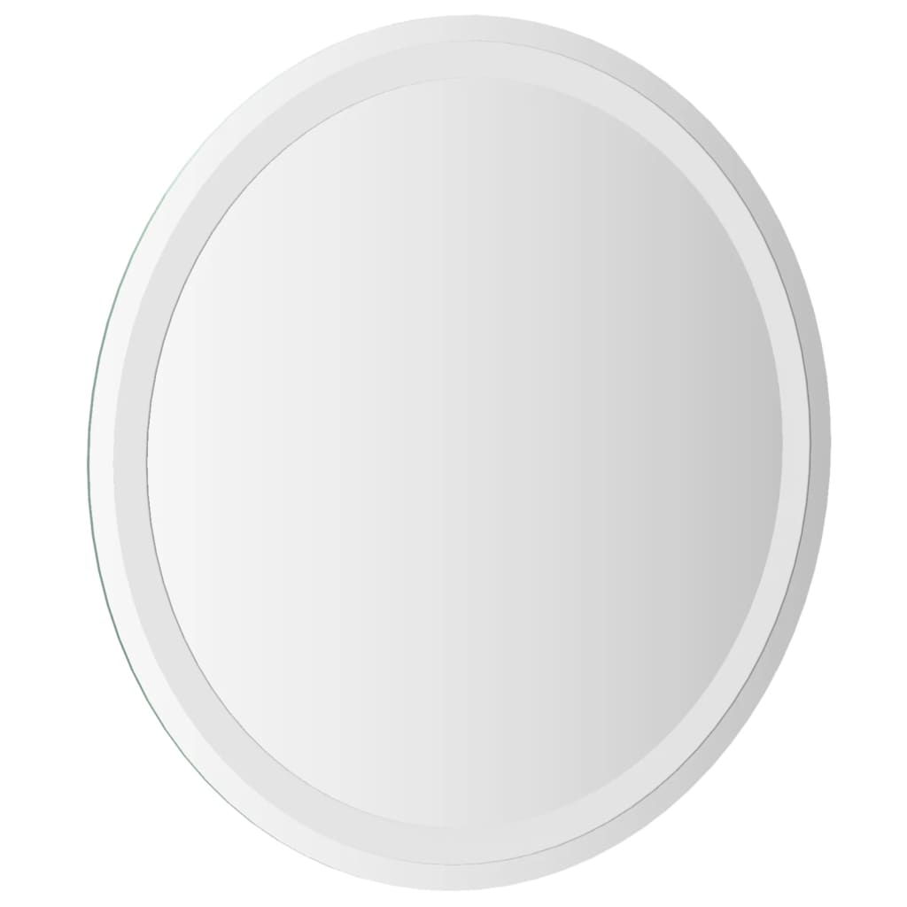 vidaXL LED Bathroom Mirror Wall Mounted Vanity Mirror for Home Bathroom Round-21