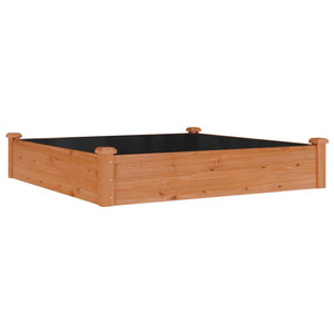 vidaXL Garden Raised Bed with Liner Strawberry Planter Herb Bed Solid Wood Fir-85
