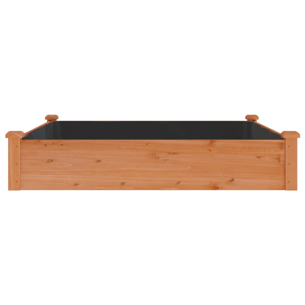 vidaXL Garden Raised Bed with Liner Strawberry Planter Herb Bed Solid Wood Fir-29