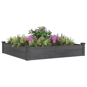 vidaXL Garden Raised Bed with Liner Strawberry Planter Herb Bed Solid Wood Fir-22