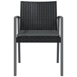 vidaXL Patio Chair Outdoor Seat with Cushions Patio Furniture Poly Rattan-38