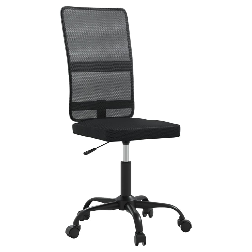 vidaXL Office Chair Black Mesh Fabric-0