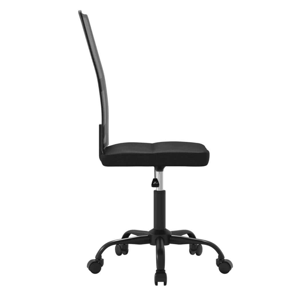 vidaXL Office Chair Black Mesh Fabric-4