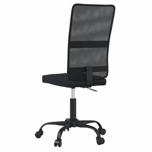 vidaXL Office Chair Black Mesh Fabric-5