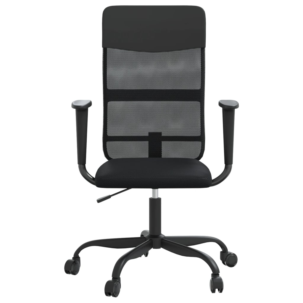 vidaXL Office Chair Office Computer Desk Chair Mesh Fabric and Faux Leather-10