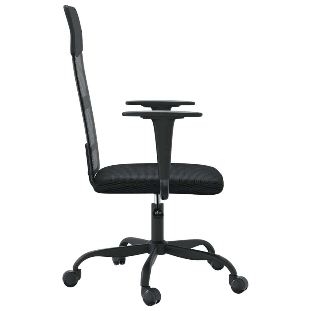 vidaXL Office Chair Office Computer Desk Chair Mesh Fabric and Faux Leather-13
