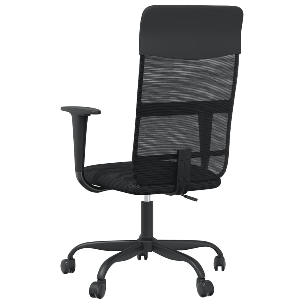 vidaXL Office Chair Office Computer Desk Chair Mesh Fabric and Faux Leather-16