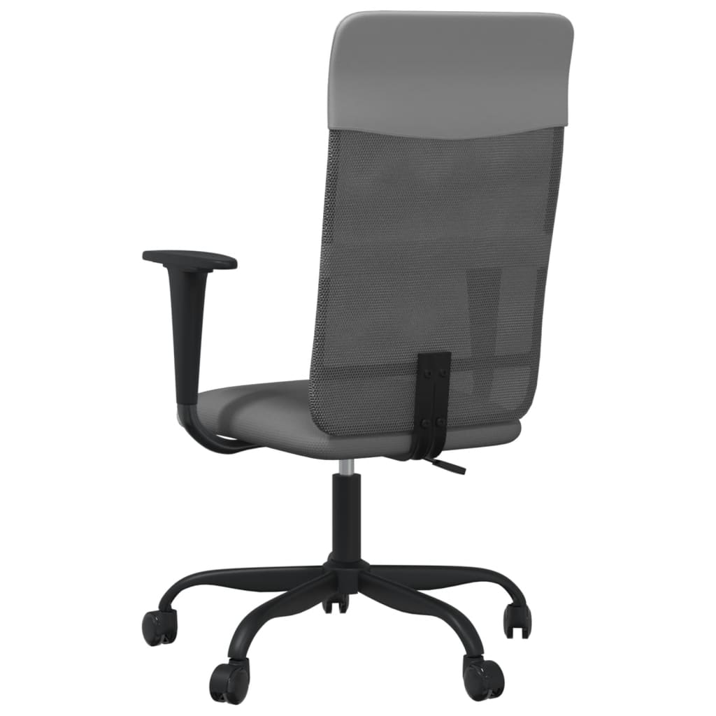 vidaXL Office Chair Office Computer Desk Chair Mesh Fabric and Faux Leather-14