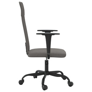 vidaXL Office Chair Rolling Office Computer Desk Chair with Armrest Fabric-8