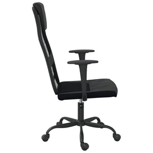 vidaXL Office Chair Office Computer Desk Chair Mesh Fabric and Faux Leather-15