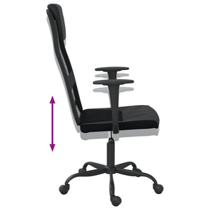 vidaXL Office Chair Office Computer Desk Chair Mesh Fabric and Faux Leather-20