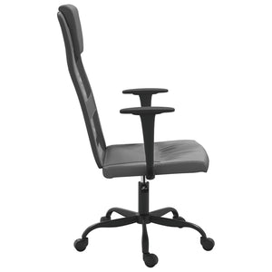 vidaXL Office Chair Office Computer Desk Chair Mesh Fabric and Faux Leather-11