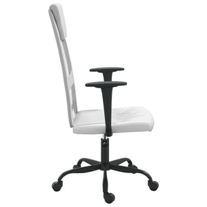 vidaXL Office Chair Rolling Computer Desk Chair Mesh Fabric and Faux Leather-3