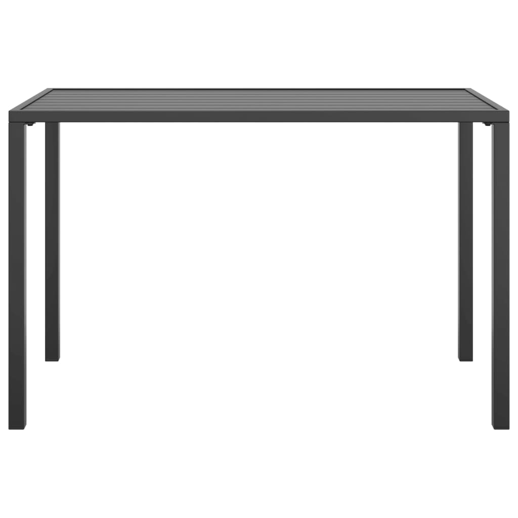 vidaXL Patio Dining Table Anthracite 43.3"x21.3"x27.6" Steel-1