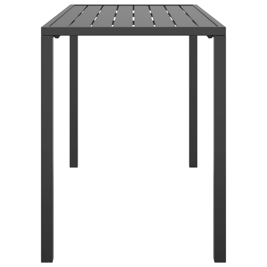 vidaXL Patio Dining Table Anthracite 43.3"x21.3"x27.6" Steel-2