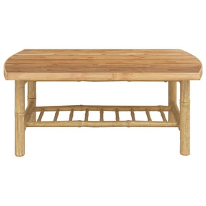 vidaXL Patio Coffee Table 35.4"x21.7"x14.6" Bamboo-1