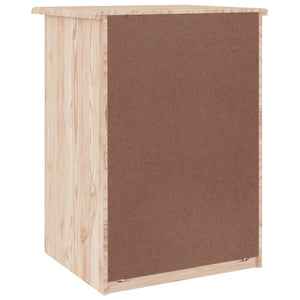 vidaXL Bedside Cabinet ALTA 16.1"x13.8"x21.7" Solid Wood Pine-4