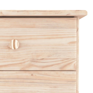 vidaXL Bedside Cabinet ALTA 16.1"x13.8"x21.7" Solid Wood Pine-5