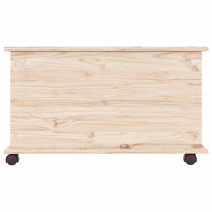 vidaXL Storage Chest Trunk Toy Box Chest for Entryway ALTA Solid Wood Pine-7