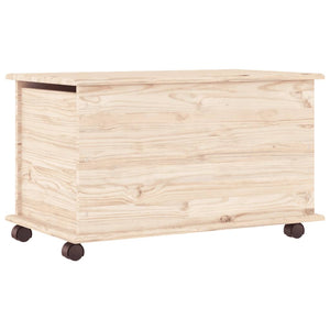 vidaXL Storage Chest Trunk Toy Box Chest for Entryway ALTA Solid Wood Pine-11