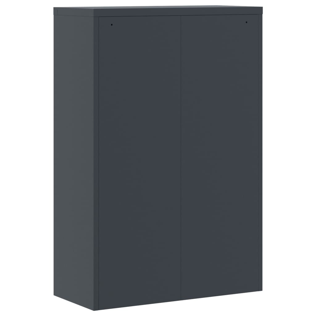 vidaXL Office Cabinet File Cabinet Storage Filing Cabinet with 2 Doors Steel-89