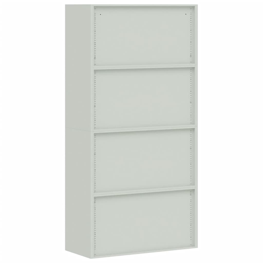 vidaXL Office Cabinet File Cabinet Storage Filing Cabinet with 2 Doors Steel-66