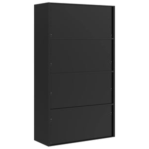 vidaXL File Cabinet Lockable Storage Unit Filing Cabinet with Doors Steel-15