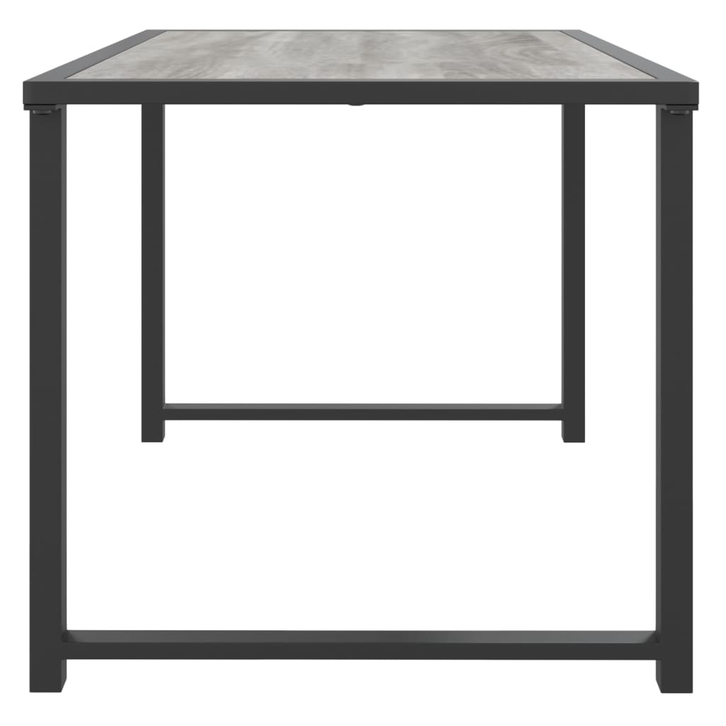 vidaXL Patio Table Anthracite 21.7"x15.7"x14.6" Steel-2