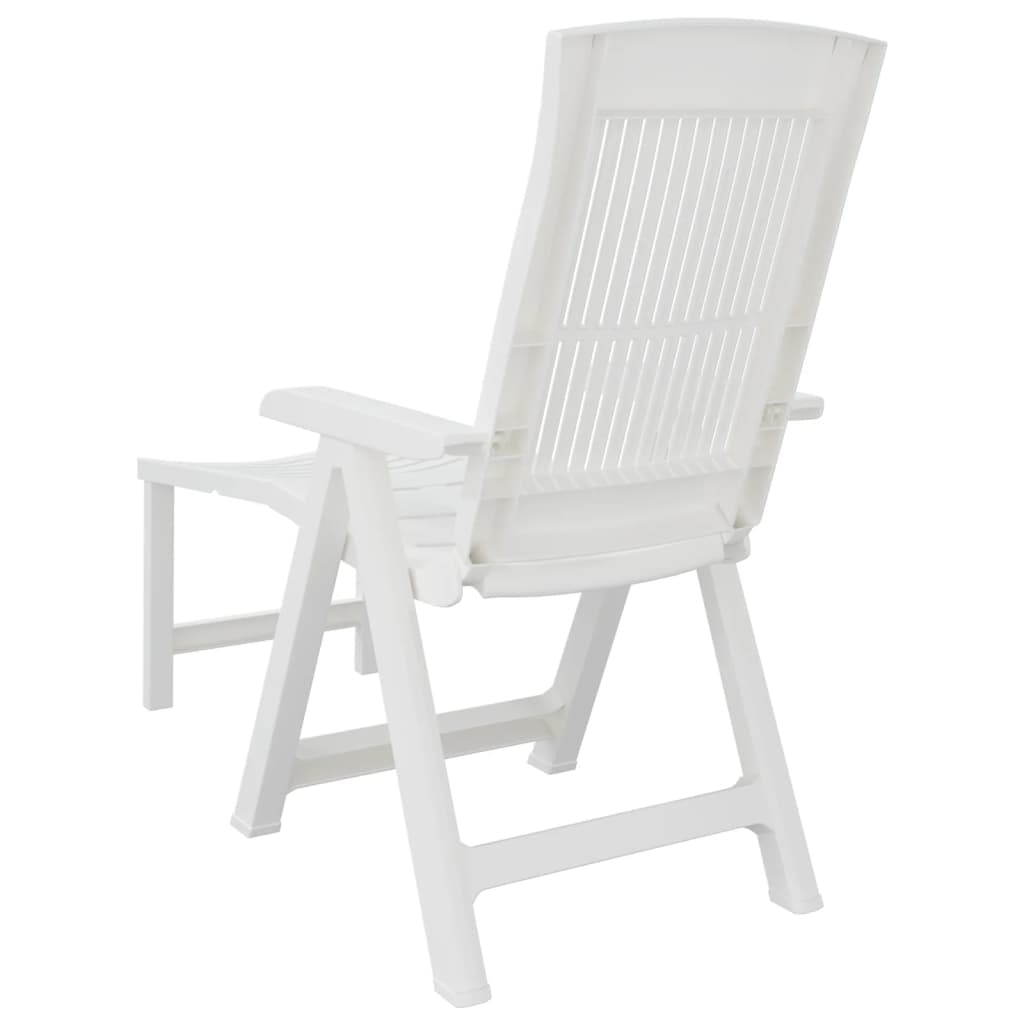 vidaXL Sun Lounger Patio Furniture Folding Outdoor Chaise Lounge Chair Plastic-27