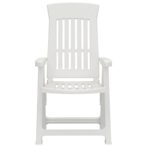 vidaXL Reclining Chair Outdoor Folding Armchair Garden Furniture 2 Pcs PP-6