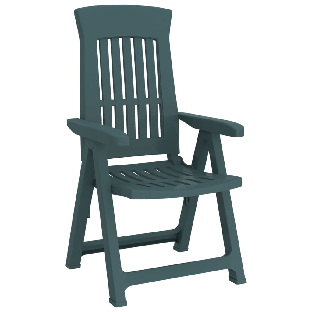 vidaXL Reclining Chair Outdoor Folding Armchair Garden Furniture 2 Pcs PP-7