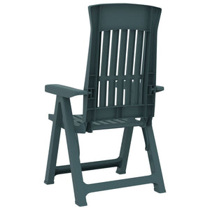 vidaXL Reclining Chair Outdoor Folding Armchair Garden Furniture 2 Pcs PP-16