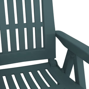 vidaXL Reclining Chair Outdoor Folding Armchair Garden Furniture 2 Pcs PP-22