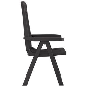 vidaXL Reclining Chair Outdoor Folding Armchair Garden Furniture 2 Pcs PP-23