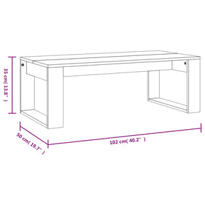 vidaXL Coffee Table Accent Couch Side Table for Living Room Engineered Wood-6